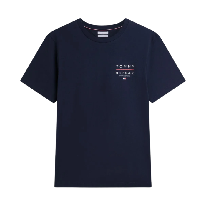 T-SHIRT MANICA CORTA COTONE BRAND LOVE FLAG CHEST MW0MW44361-DW5 [5]