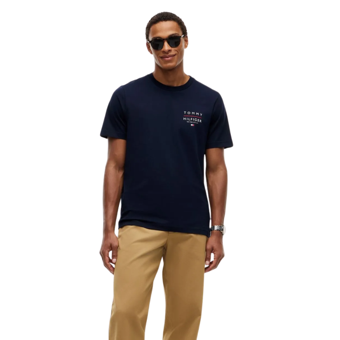 T-SHIRT MANICA CORTA COTONE BRAND LOVE FLAG CHEST MW0MW44361-DW5