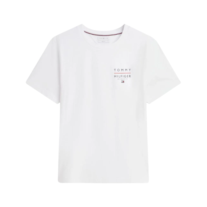 T-SHIRT MANICA CORTA COTONE BRAND LOVE FLAG CHEST MW0MW44361-YBR [4]