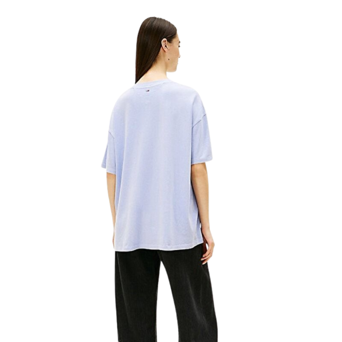 T-SHIRT MANICA CORTA COTONE OVER TOMMY DOLLAR DW0DW21858-C5U [3]