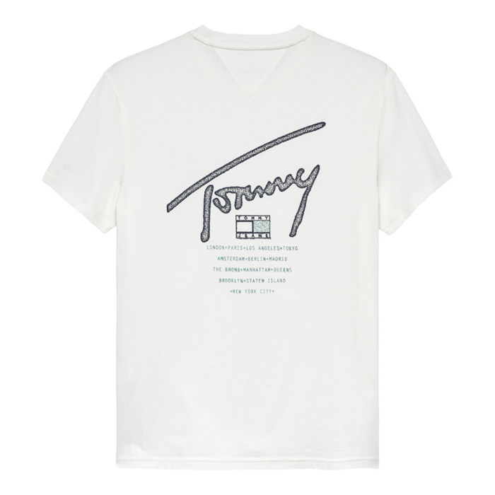 T-SHIRT MANICA CORTA COTONE REGULAR BACKPRINT SIGNATURE DM0DM22320-YBL [5]