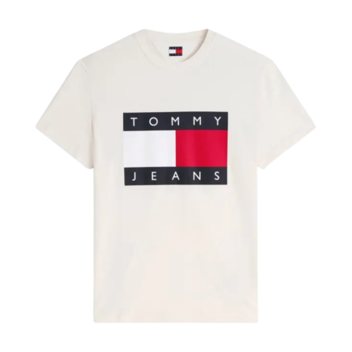 T-SHIRT MANICA CORTA COTONE REGULAR BIG FLAG LOGO EXTENEDED DM0DM22645-AEF [4]