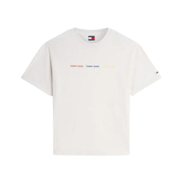 T-SHIRT MANICA CORTA COTONE REGULAR LOGO TJ REPEAT DM0DM23180-YBH [4]