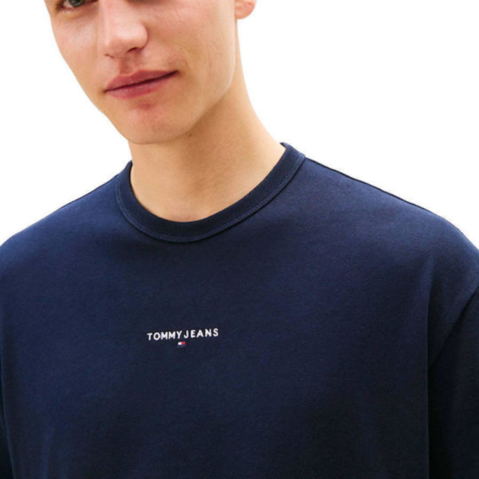 T-SHIRT MANICA CORTA COTONE RELAXED LINEAR LOGO DM21110-C1G [2]