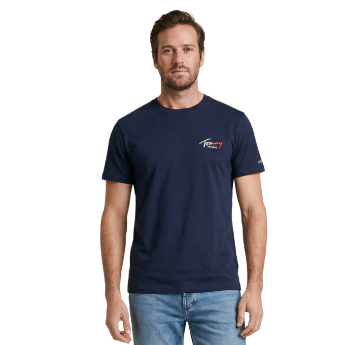 T-SHIRT MANICA CORTA COTONE SLIM LOGO SIGNATURE CHEST DM0DM22538-XML