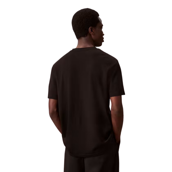 T-SHIRT MANICA CORTA COTONE SUPIMA LOGO CHEST EMBRO 4LB275G-UB1 [3]