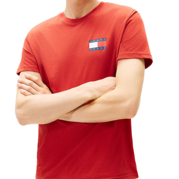 T-SHIRT MANICA ORTA COTONE SLIM ESSENTIAL FLAG DM0DM20740-XL0 [2]