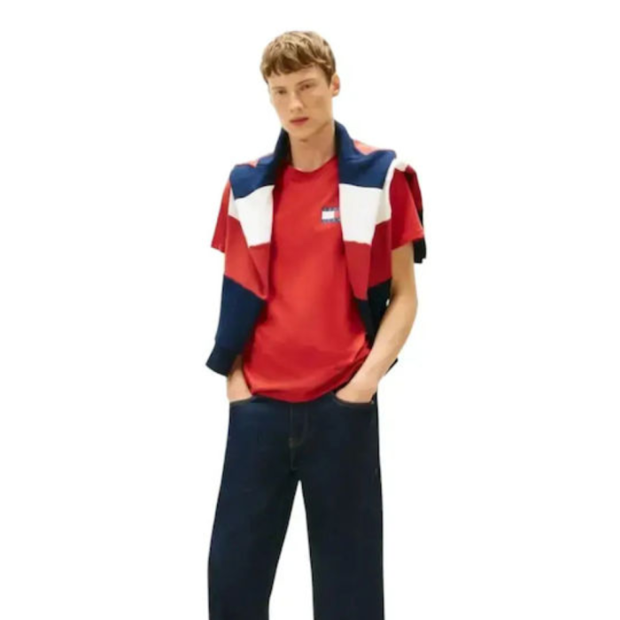 T-SHIRT MANICA ORTA COTONE SLIM ESSENTIAL FLAG DM0DM20740-XL0