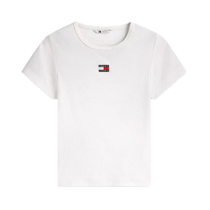 TJW SLIM BADGE RIB TEE DW0DW17881-YBL [5]