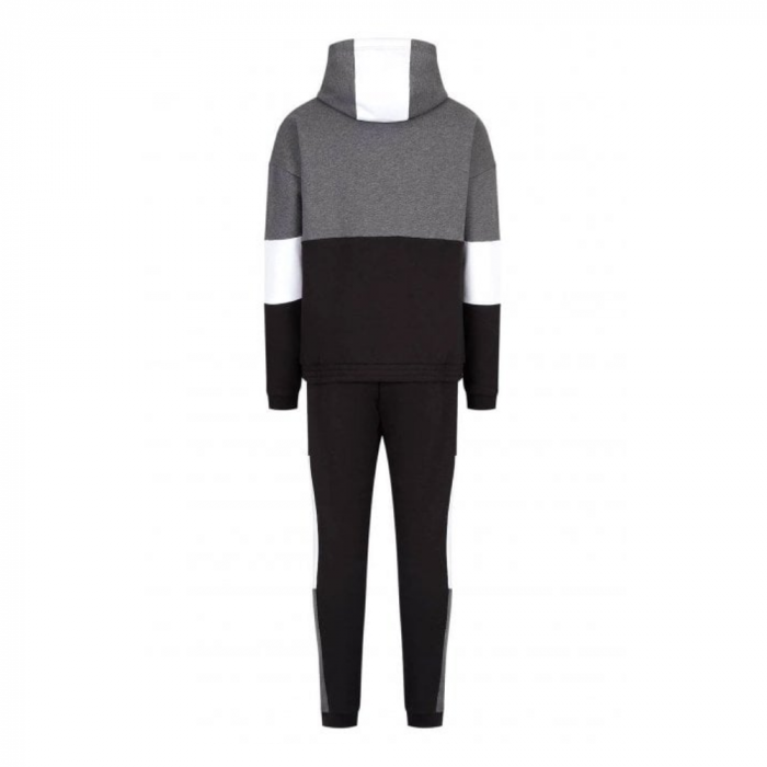 TUTA FELPA FULL ZIP CAPPUCCIO COLOURBLOCK - SPORTY ATHLETIC [2]
