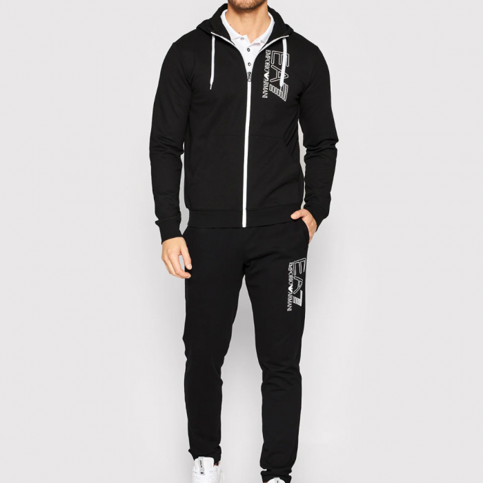 Tuta French Terry Insertata Full Zip Cappuccio Logo Visibility PJ05Z-3LPV52-28BP [2]