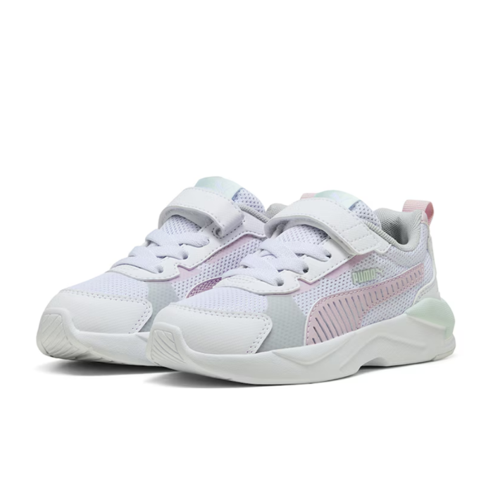 X-Ray 3 LT AC+ PS PUMA White-Rose Mauve- 401494-04 [3]