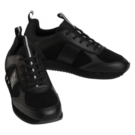 BLACK&WHITE LACES SUEDE U [3]