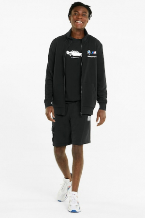 BMW Mms Ess Sweat Jacket TR Cotton Black 533403-01 [2]