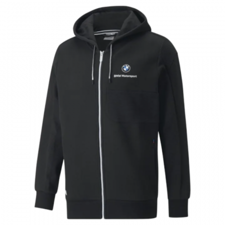 BMW Mms Hooded Sweat Jacket Cotton Black 533370-01 [0]