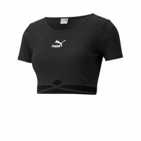 Classics Ribbed Tee Puma Black [0]