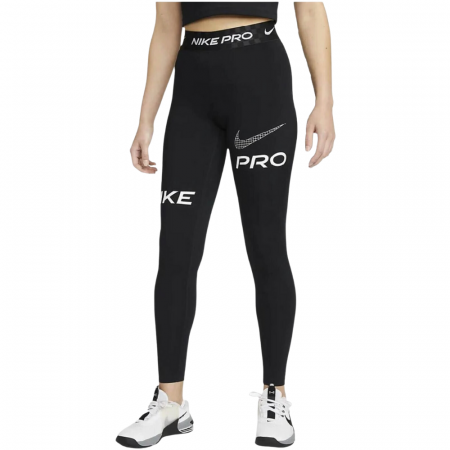 Colanți - Colanti Nike Pro Graphic Training Femei, Negru