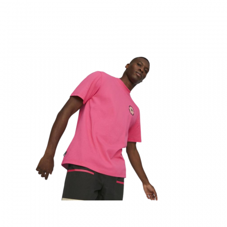 DOWNTOWN Graphic Tee Glowing Pink [1]