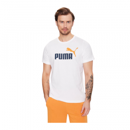 ESS+ 2 Col Logo Tee PUMA White-dark nigh [2]