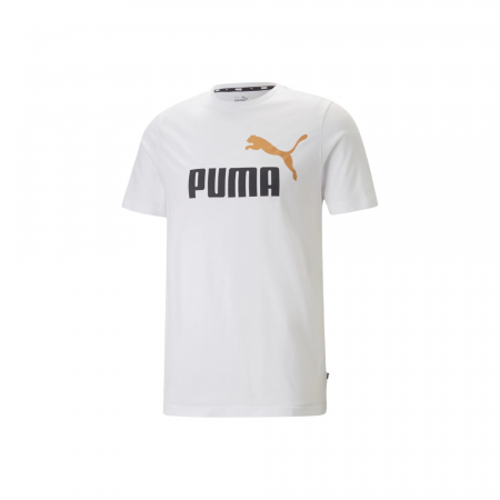 ESS+ 2 Col Logo Tee PUMA White-dark nigh [0]