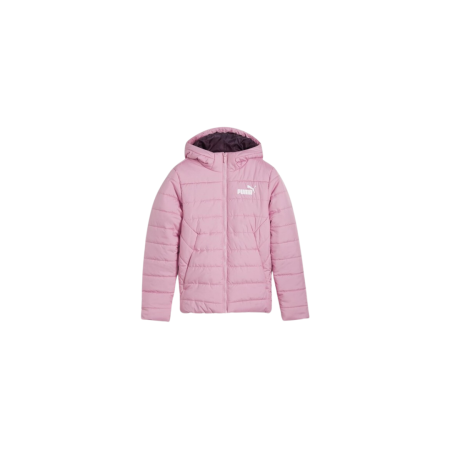 Copii și Adolescenti - ESS Hooded Padded Jacket Mauved Out 670559-48