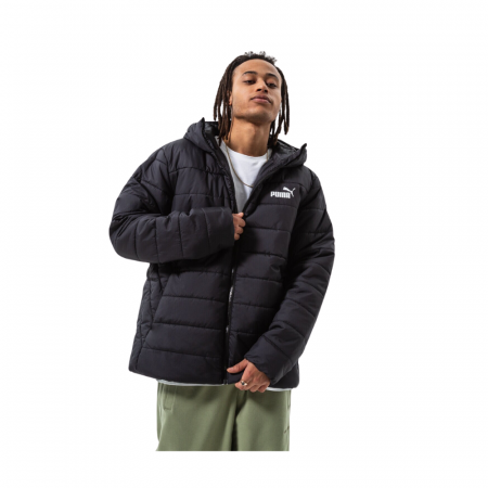 ESS Hooded Padded Jacket Puma Black [2]