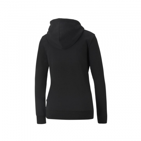 Ess+ Metallic Logo Hoodie Fl Puma Black- [3]