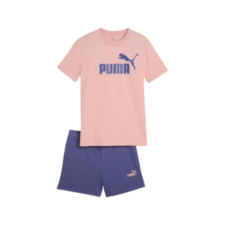 ESS No.1 Logo Tee and Shorts Set G Pink 686307-18 [3]