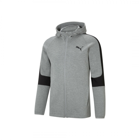 Bărbaţi - Evostripe Core Fz Hoodie Medium Gray Hea
