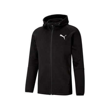 Bărbaţi - Evostripe Core Fz Hoodie Puma Black
