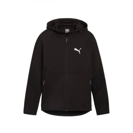 Bluze - EVOSTRIPE Full-Zip Hoodie DK PUMA Black 678995-01