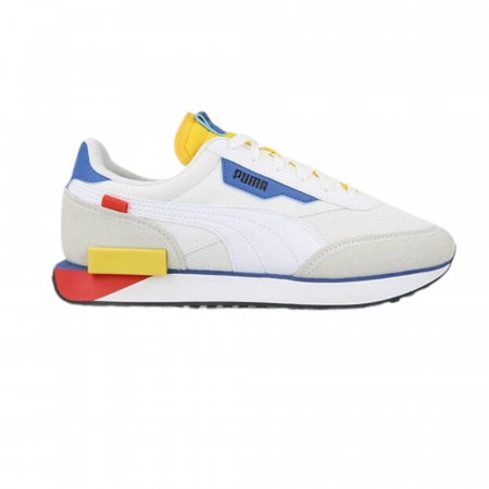 Future Rider Neon Play Jr Puma White-Mai [0]
