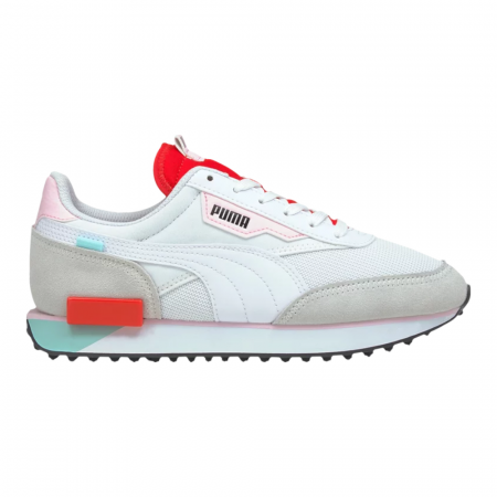 Future Rider Neon Play Puma White-Poppy [0]