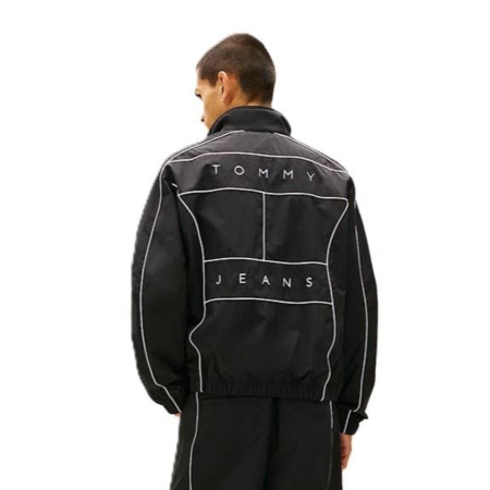 GIACCA POLY FULL ZIP CAPPUCCIO PIPING FLAG DM0DM22297-BDS [2]