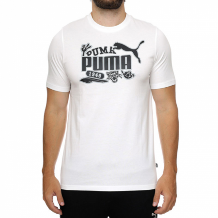 Bărbaţi - Graphics Icon Tee Puma White