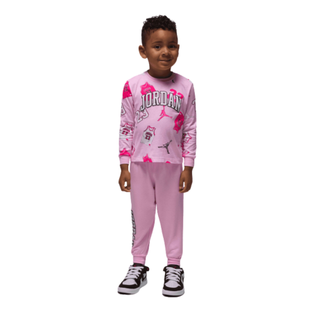 TRENING - JDN MJ 23 JERSEY LS PANT SET 25F181-A9Y