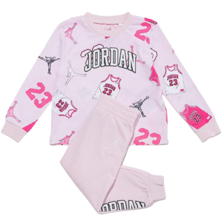 Copii și Adolescenti - JDN MJ 23 JERSEY LS PANT SET 65F181-A9Y