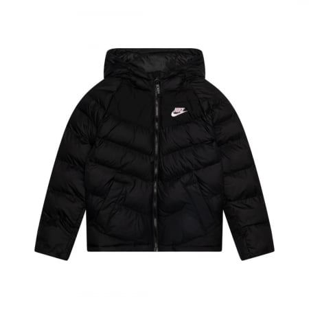 Copii și Adolescenti - Older Kids' Synthetic Fill Hooded Jacket FN7730-010