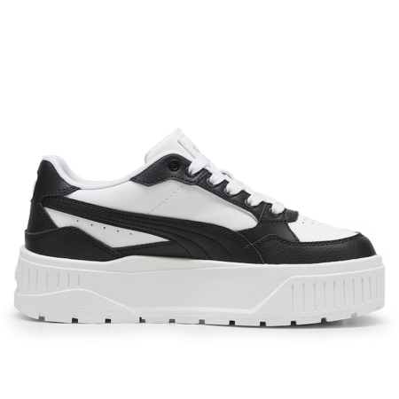 PANTOFI SPORT - Karmen II IDOL Jr PUMA White-PUMA Black- 398876-02