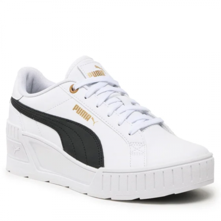 Karmen Wedge PUMA White-PUMA Black-Gold [1]
