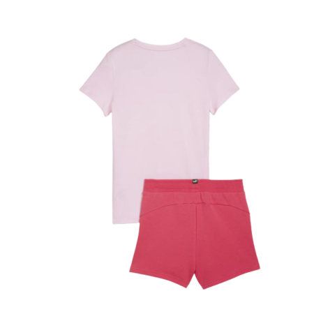 Logo Tee & Shorts Set G Whisp Of Pink 846936-67 [1]