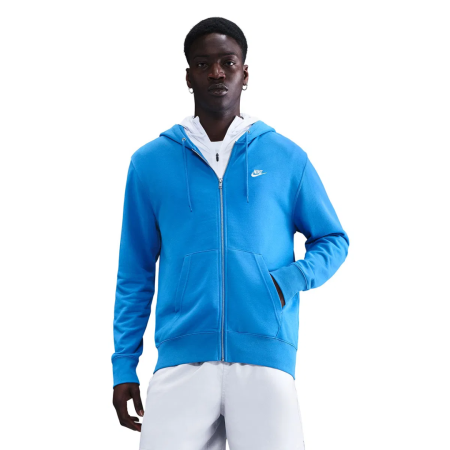 BLUZA - M NK CLUB FT FZ HOODIE FN3884-435