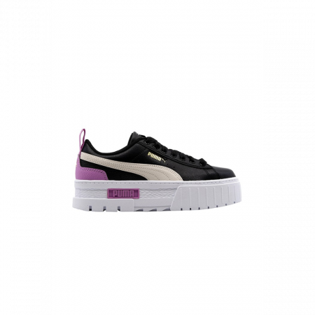 Mayze Lth Jr Puma Black-Whisper White [0]