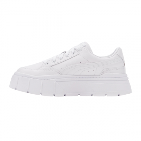 Mayze Stack Lthr Wns Puma White [1]