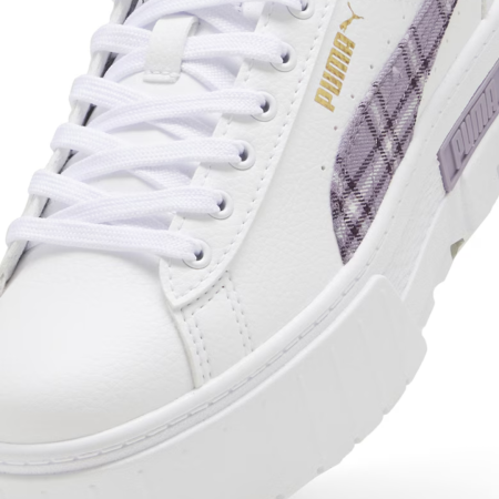 Mayze Winter Tartan Jr PUMA White-Pale P 398061-02 [2]