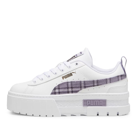 Mayze Winter Tartan Jr PUMA White-Pale P 398061-02 [1]
