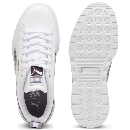 Mayze Winter Tartan Jr PUMA White-Pale P 398061-02 [5]