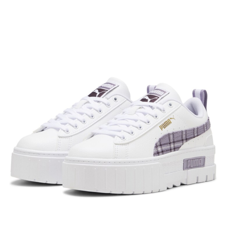 Mayze Winter Tartan Jr PUMA White-Pale P 398061-02 [3]