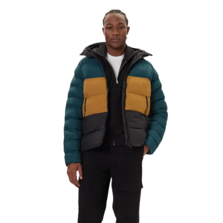 JACHETA - Mono Hooded Jacket Green Terrain 688367-75