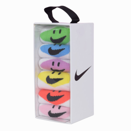 NHN INFANT 6PK NIKE SMILEY ANK NN1326-A0W [2]